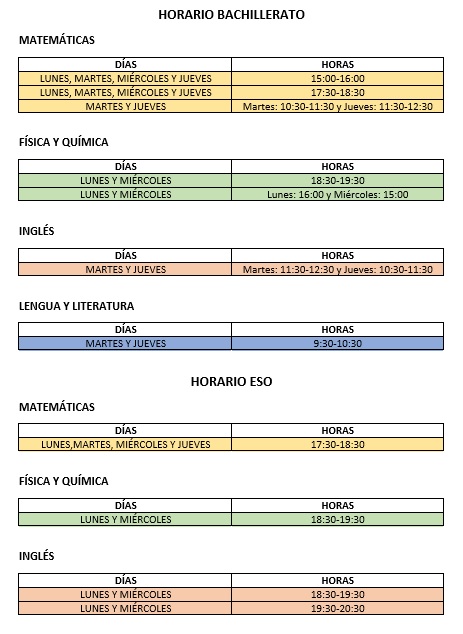 horario-eso-y-bachillerato